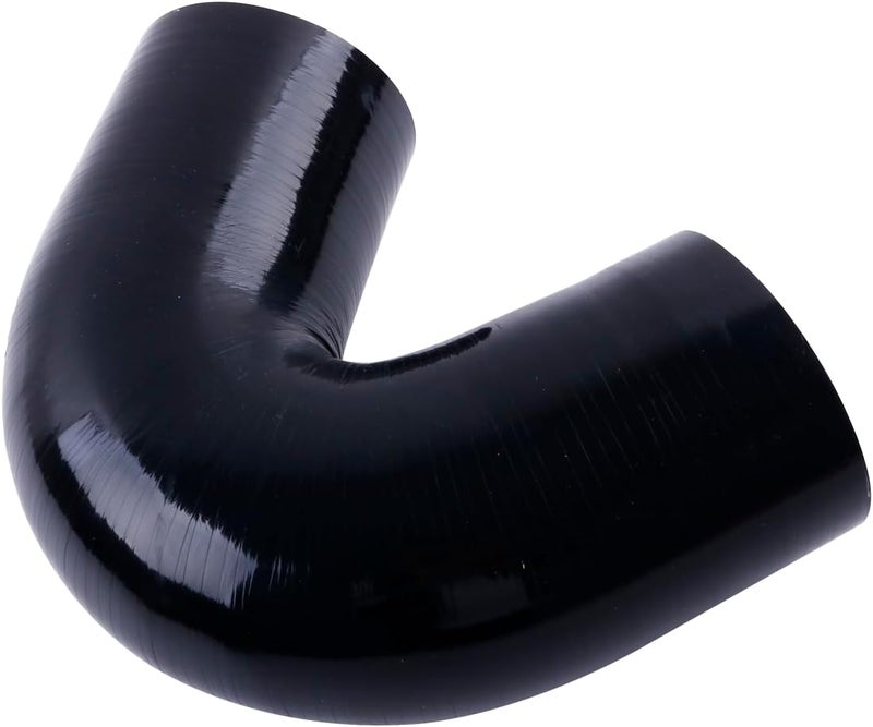 ZAP Performance 135 Degree ID 3.5"(89mm) Elbow Silicone Hose Intake Intercooler Coupler 3.5 inch Pipe,Length 102mm One Leg,4-Ply Thickness 5.4 mm - Image 3